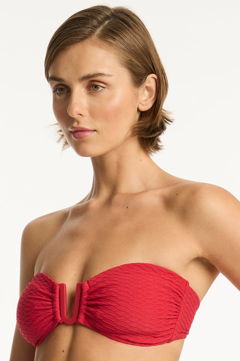 Sea Level Honeycomb U Bar Bandeau